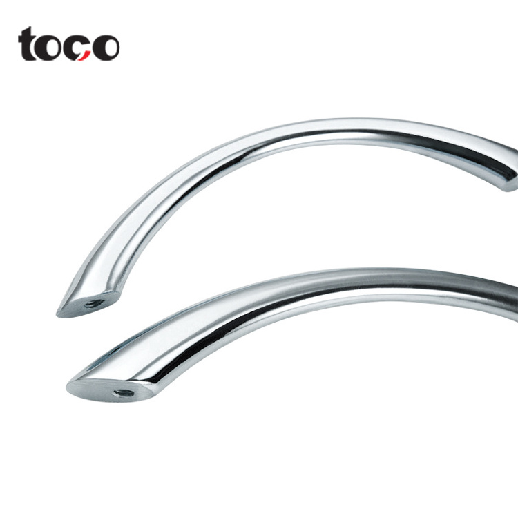 toco zinc alloy door brushed nickel cabinet handle door knobs cupboard shell handle for furniture cabinet