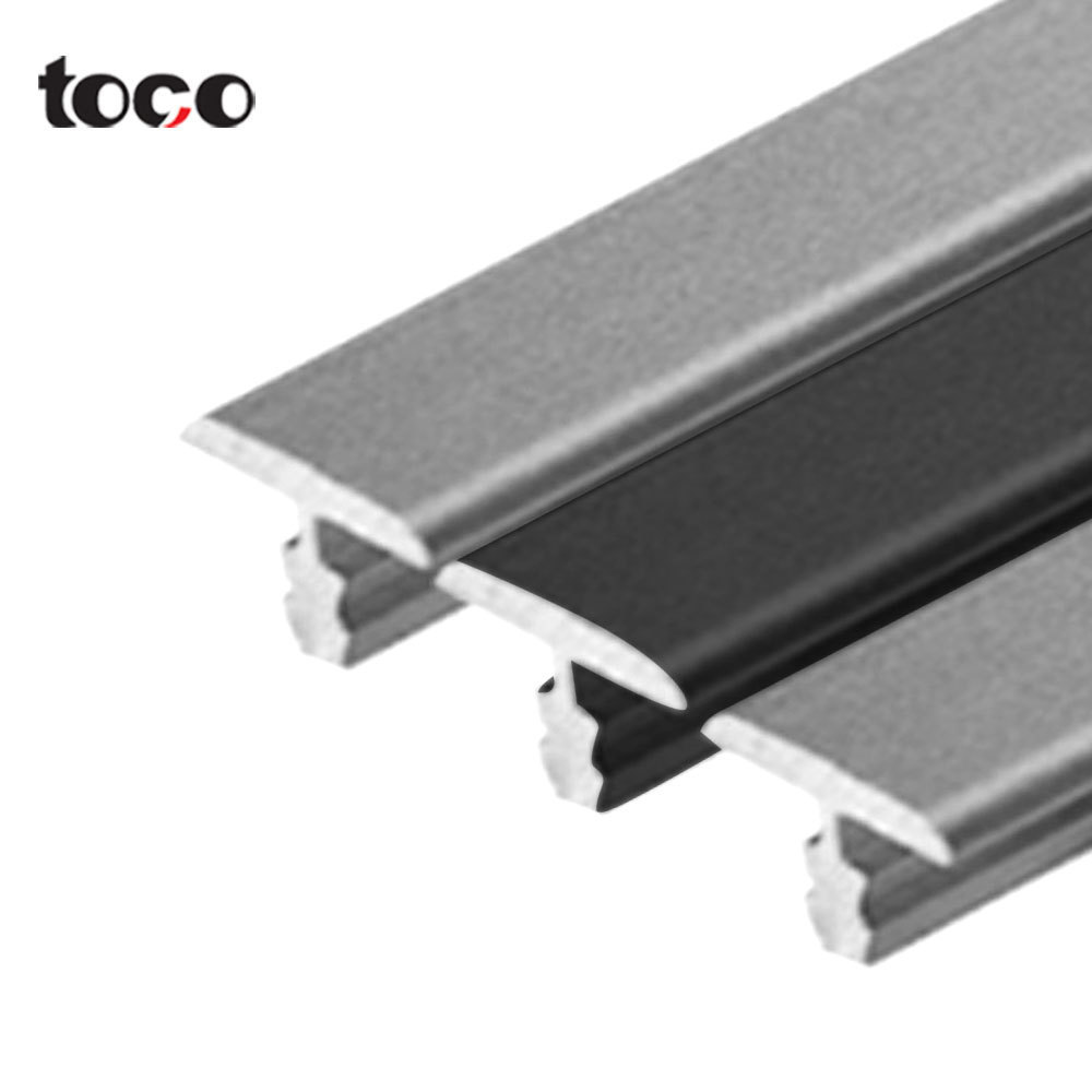 toco best quality t-molding for furniture T shaped stainless steel tile trim tile border brass inlay tile trim