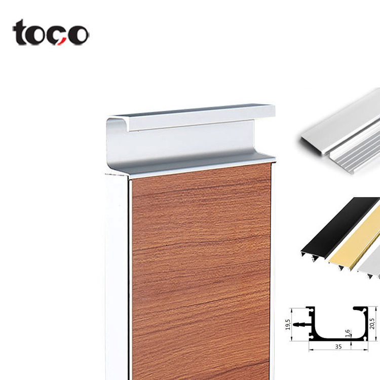 toco Edge Handle Furniture Door Schlage Cabinets Aluminium Profile G Decor Drawer Pulls And Knobs