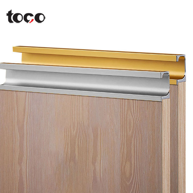 toco Knob For Kitchen Cabinet G Brushed Satin Drawer  Interior Door Armrest Frame Aluminum Pull Handle