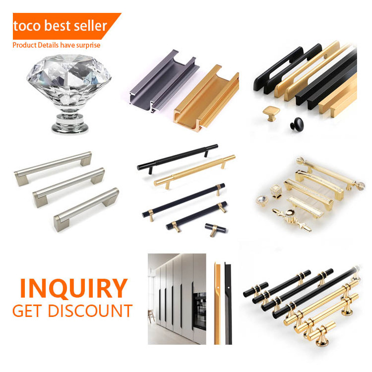 toco Edge Handle Furniture Door Schlage Cabinets Aluminium Profile G Drawer Pulls And Knobs