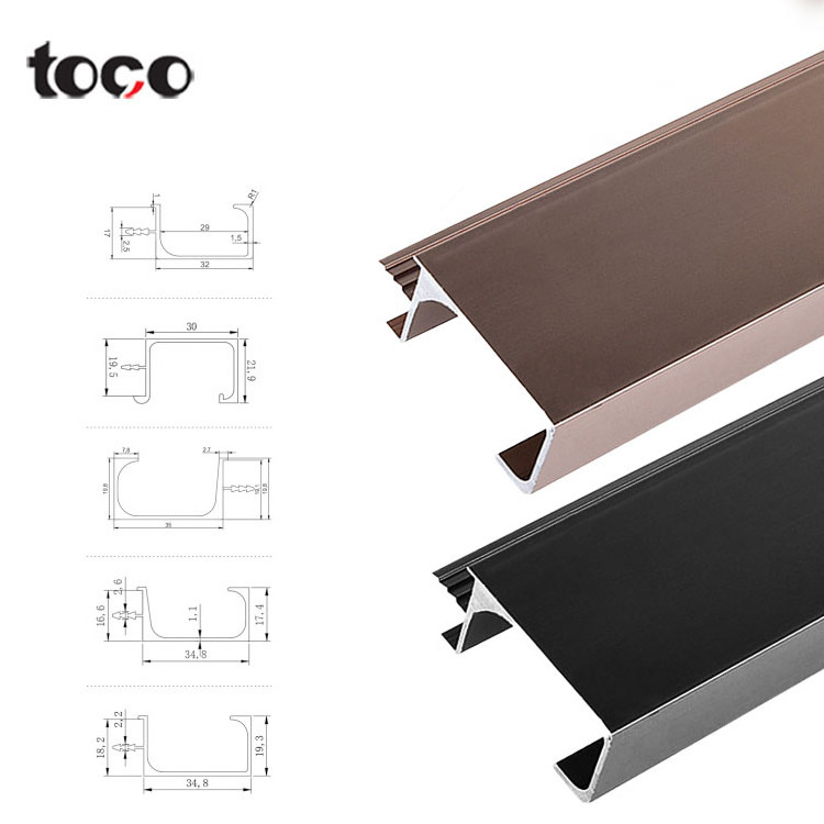 toco Edge Handle Furniture Door Schlage Cabinets Aluminium Profile G Decor Drawer Pulls And Knobs