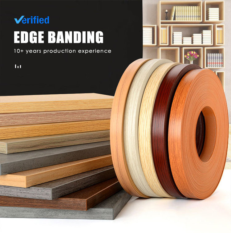 toco plastic kitchen cabinet Pvc Acrylic Edge Banding tape furniture abs edging tape for mdf metal edge banding