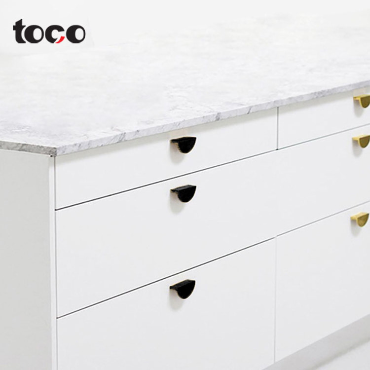 toco half moon round brass cabinet handles solid moon brass door pull out kitchen drawer handle