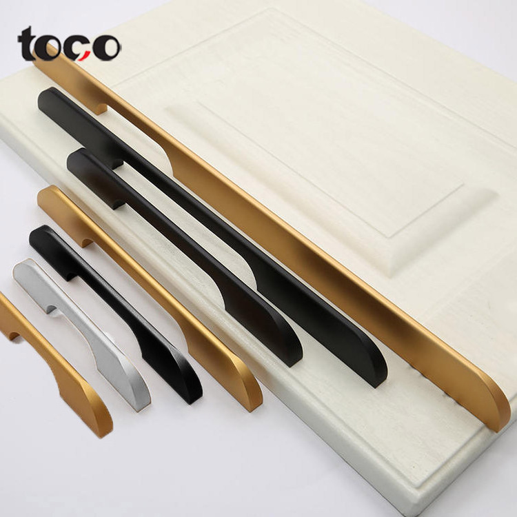 TOCO 5pack kitchen cabinet handles black drawer aluminium cabinet handle antique furniture drawer handle