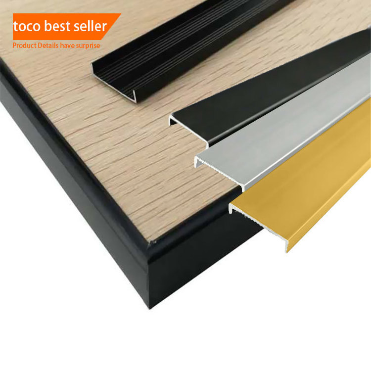 TOCO Shaped Flexible Profile Pvc Aluminum Furniture Shape Molding Edging U Edge Banding Trim Strip