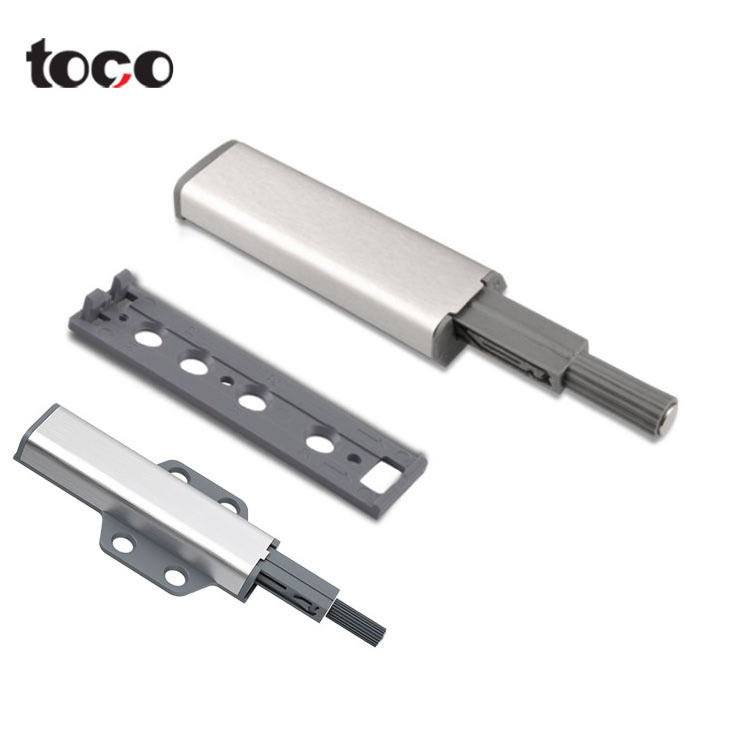 toco Magnetic Push Latch for Cabinets Cupboard Double Push to Open Door Catches rebound device Drawer Closer Wardrobe Closure