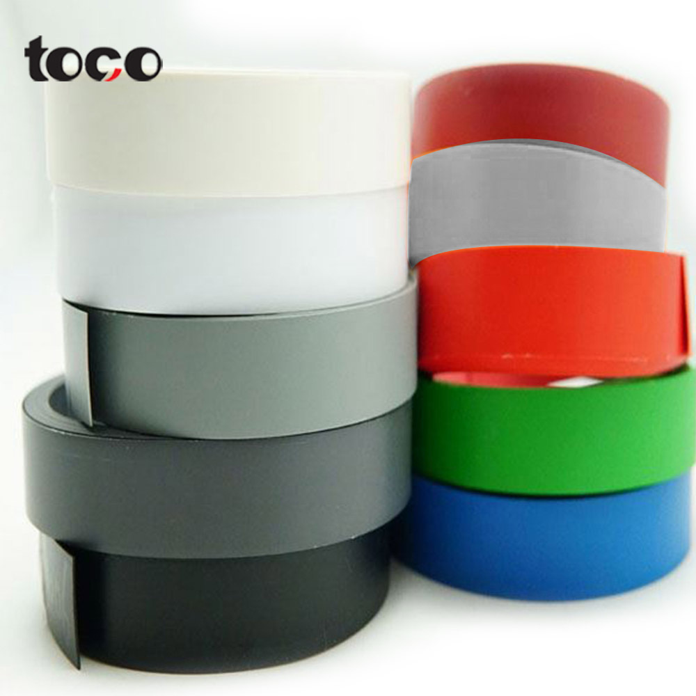 toco plastic kitchen cabinet Pvc Acrylic Edge Banding tape furniture abs edging tape for mdf metal edge banding