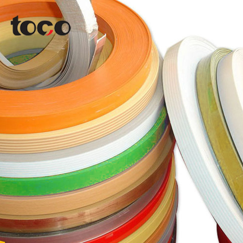 toco rubber countertop edging flexible table pvc molding trim edge banding plastic strips for mdf board