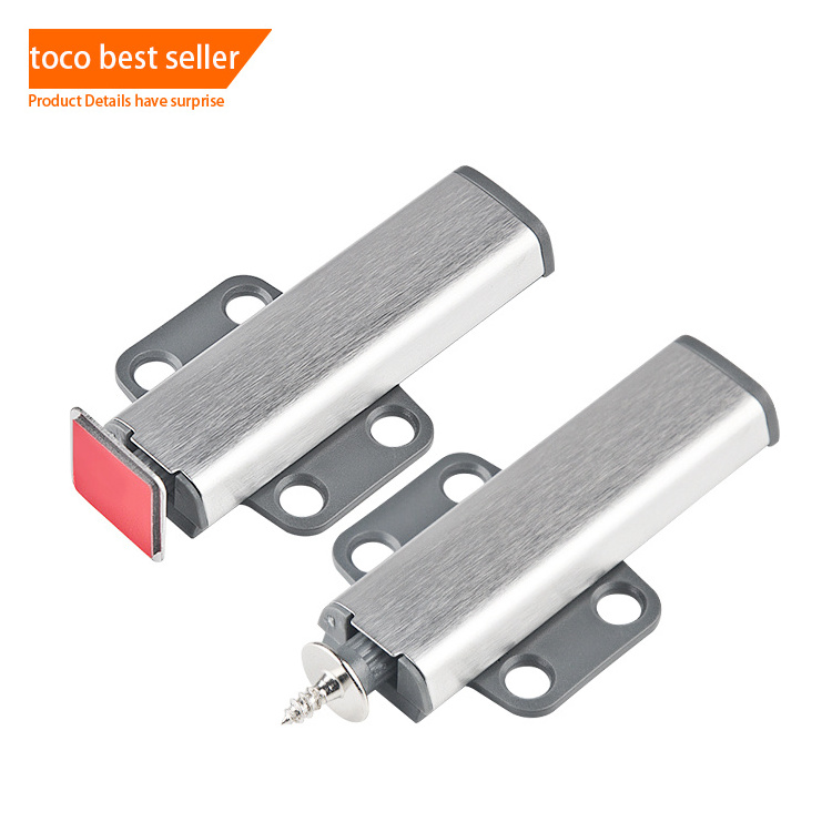 Toco Heavy Duty Zinc Alloy Magnetic Push Open System Button Hood Quick Release Latches  For Cabinets Drawers Door Retainer Catch