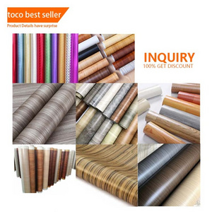 toco countertop contact paper wood gain pvc film flex pvc film door film 3d furniture sticker vinyl