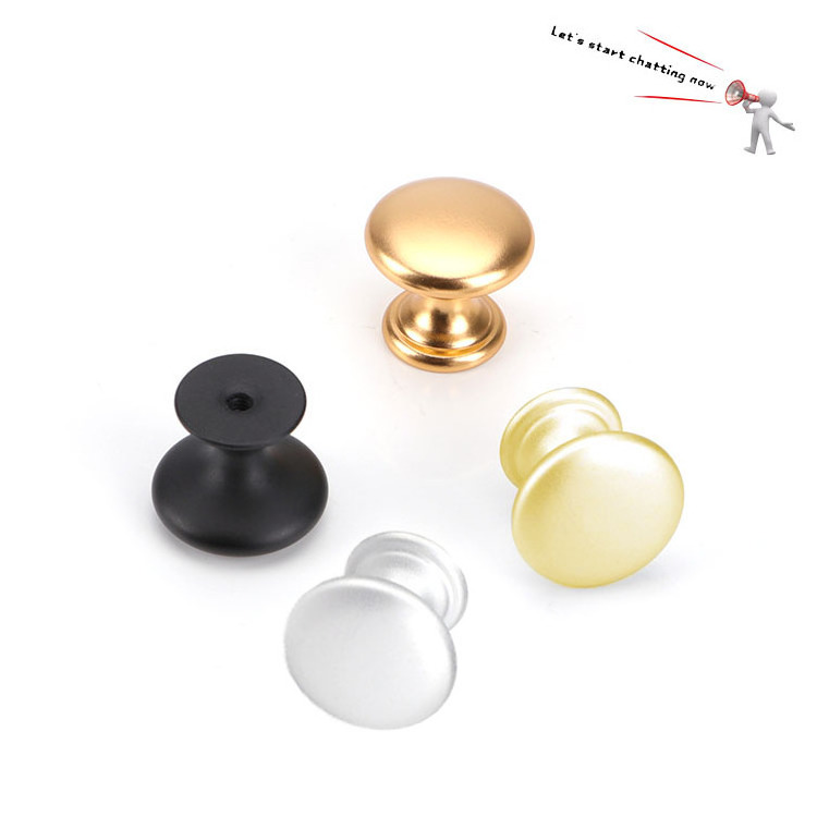 toco Luxury Europe style gold round cabinet drawer furniture cupboard knob modern solid brass knob