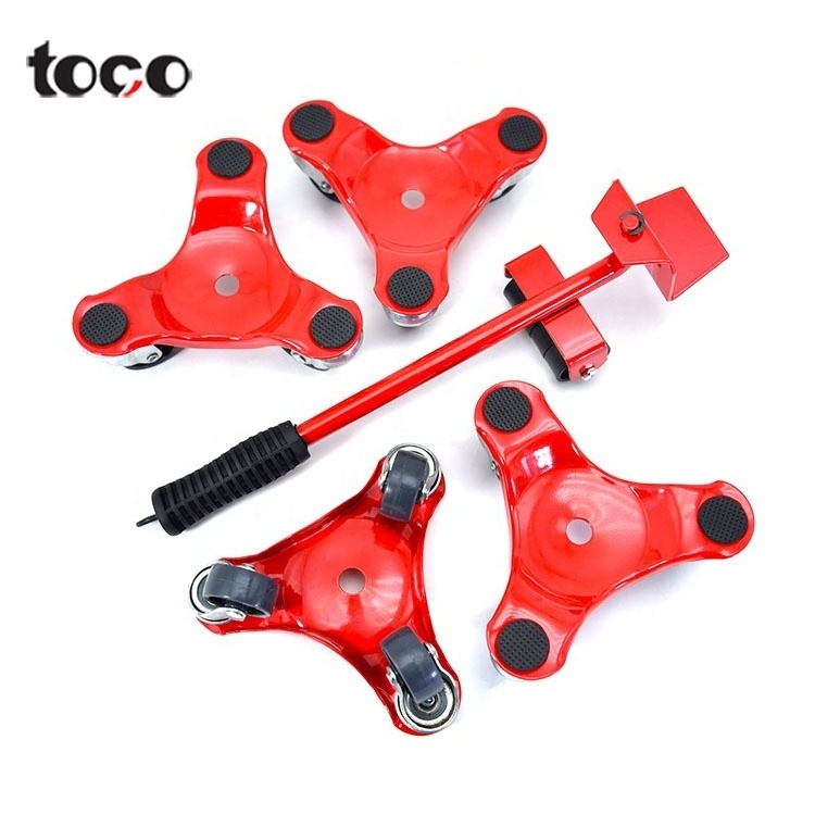 toco toco Iron Furniture Transport Set Home Trolley Lift And Move Slides Kit Easily System Mover Rollers