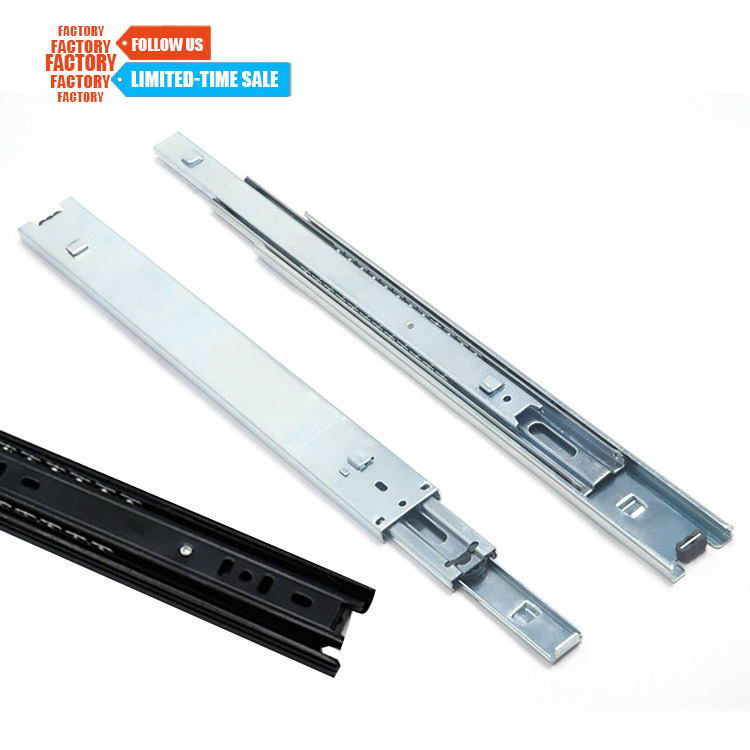 toco drawer roller telescopic slide drawer hardware rails types drawer guide system slide damping buffer rail