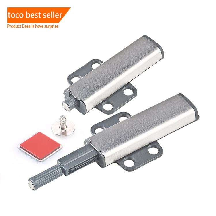 Toco Heavy Duty Zinc Alloy Magnetic Push Open System Button Hood Quick Release Latches  For Cabinets Drawers Door Retainer Catch