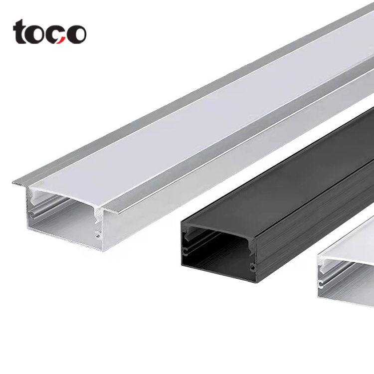 toco Led Aluminium Profile Frame Recessed Aluminium Extrusion Strip Light LED Channel