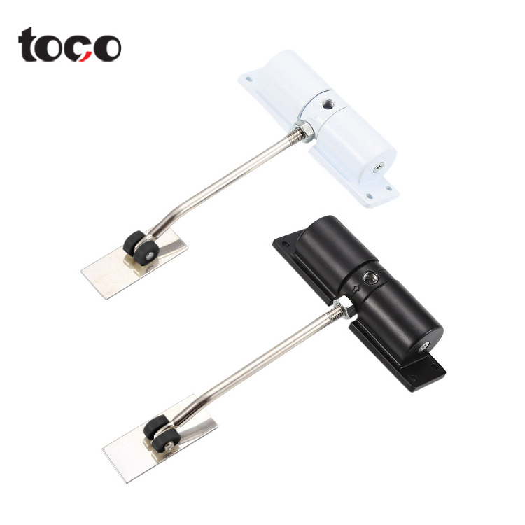 toco Aluminum automatic installing french Fireproof Spring Self Closing door closer Concealed Floor Hinge For Wooden Door