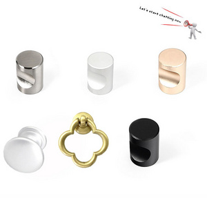 toco Luxury Europe style gold round cabinet drawer furniture cupboard knob modern solid brass knob