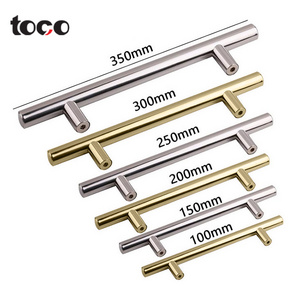 TOCO cabinet pull handle brass long wardrobe brass solid cupboard kitchen cabinet handle