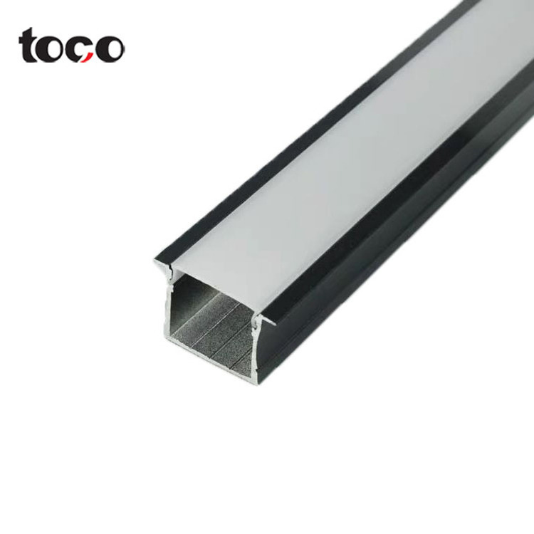 toco For Strips Plaster Aluminum Flat Channel Ceiling Wide Mirror White Light Bar Round Aluminium Led Profile