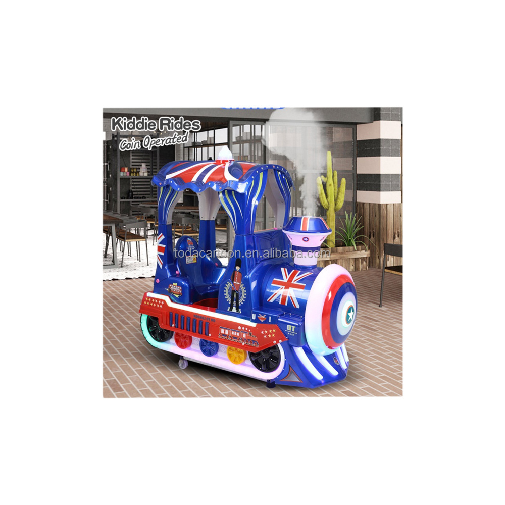 Toda kiddie rides kiddie rides game machine train coin operated kiddie rides