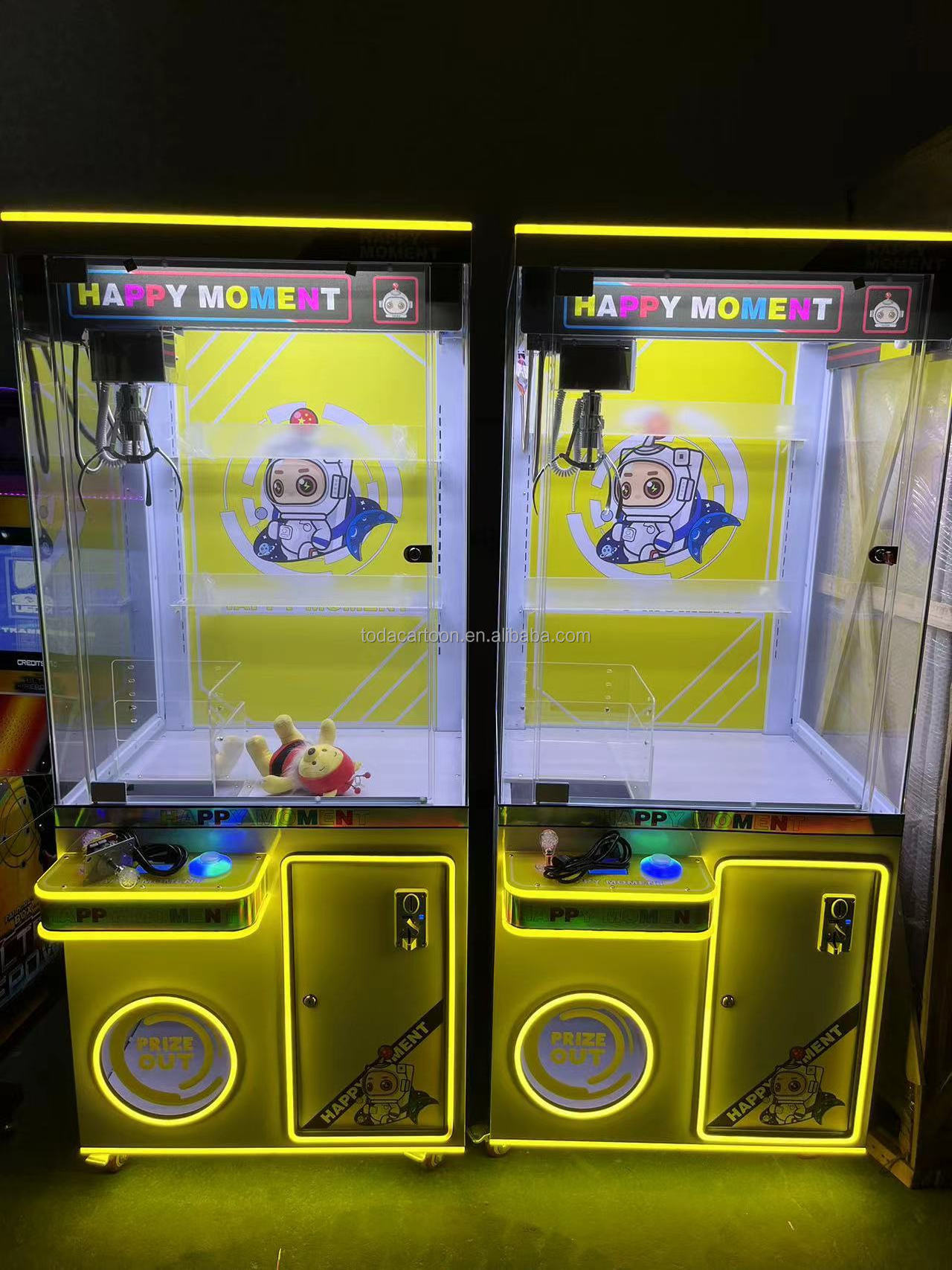 Toda happy moment toy crane machine toy claw machine crane claw machine