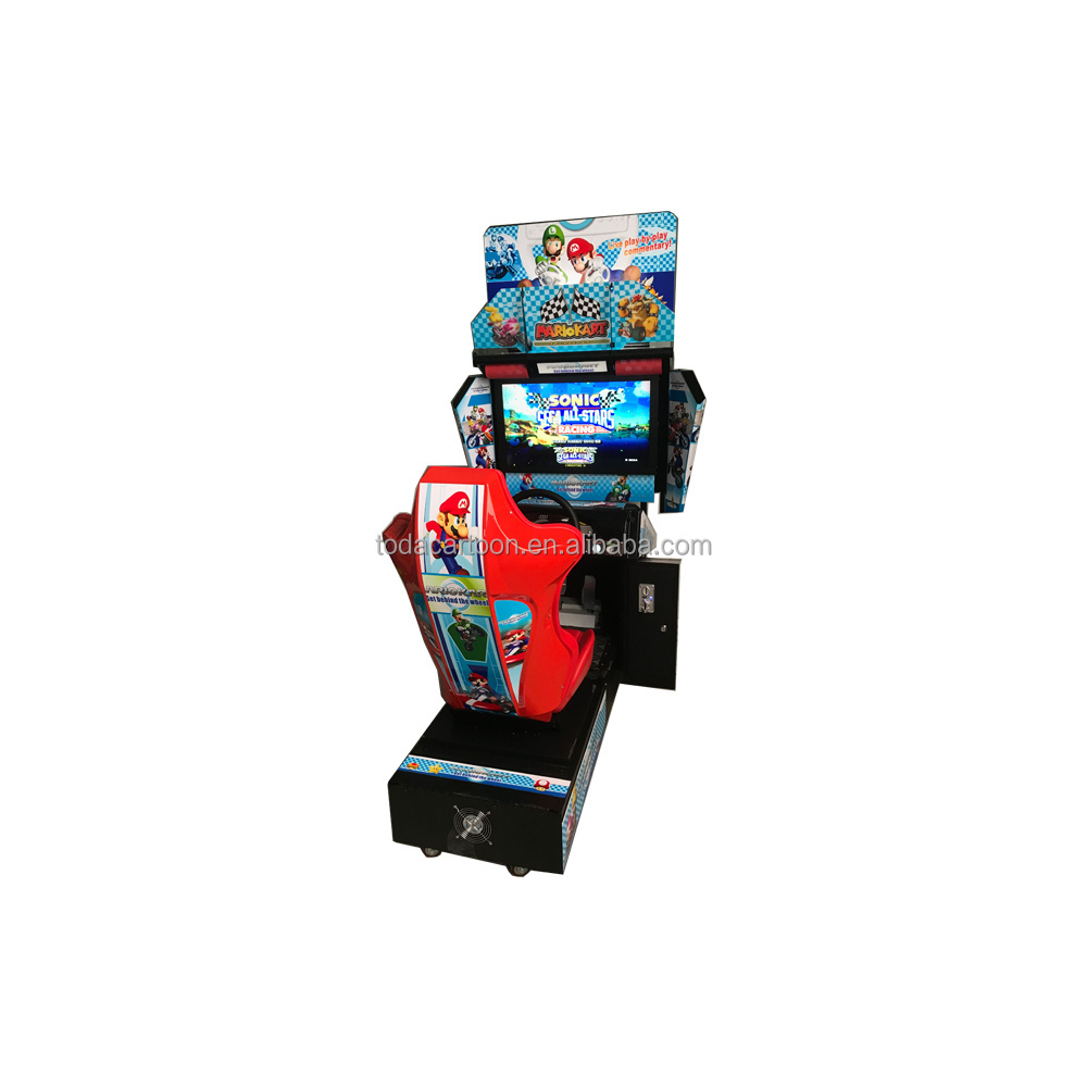 toda car racing games mario coin operated driving car game machine