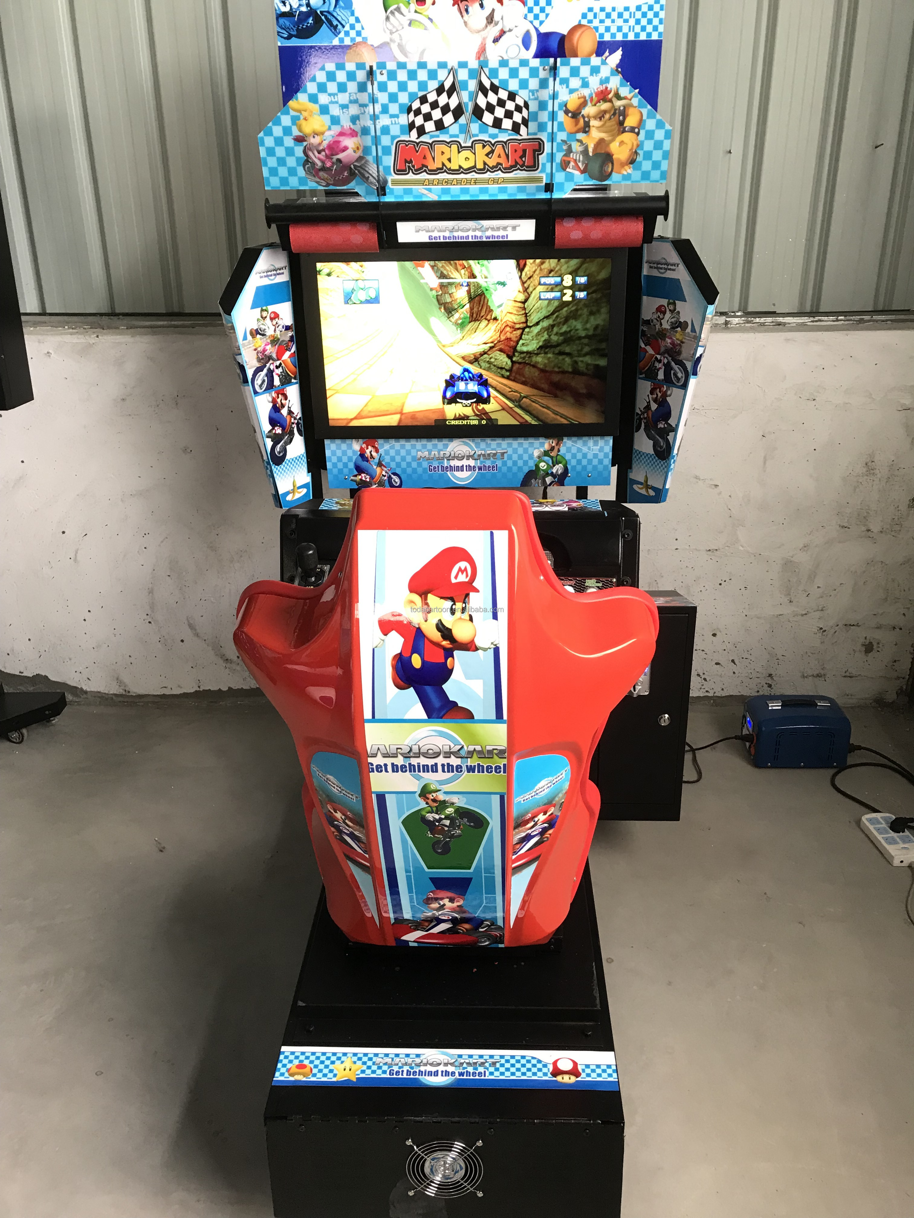 toda car racing games mario coin operated driving car game machine