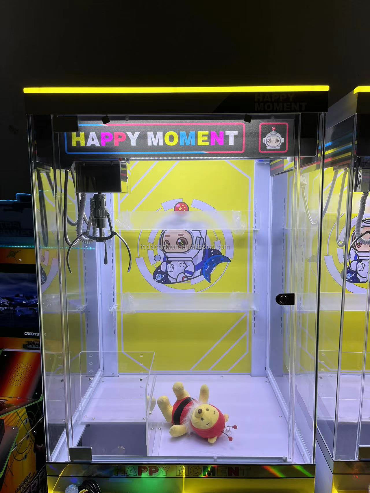 Toda happy moment toy crane machine toy claw machine crane claw machine