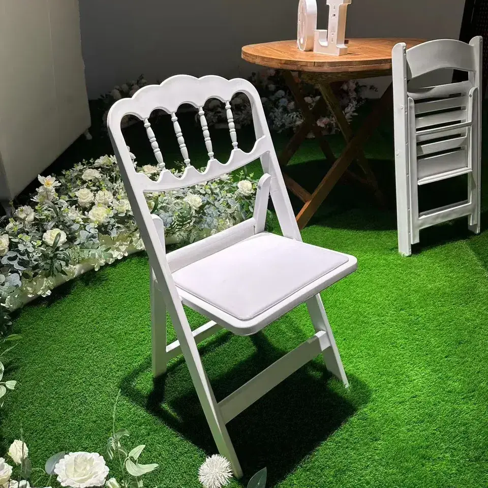 Camping Table and Chair Set with Umbrella Hole Garden Chairs Plastic Folding Outdoor Portable Picnic Dinning Party White Modern