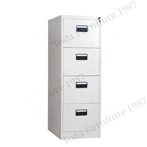 Steel file storage cabinet hot selling knock down metal durable filing cabinet with 4 drawers