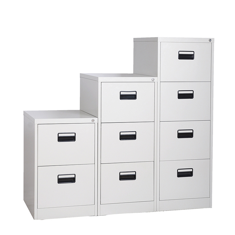 Steel file storage cabinet hot selling knock down metal durable filing cabinet with 4 drawers