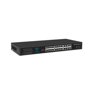 High Quality Manufacturer Todahika 24*10/100/1000 Base-T and 2*Gigabit SFP Ports 56 Gpbs 8K 1U Rack-mount Ethernet Switch