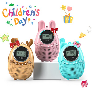 2024 Children Day Gifts Walkie Talkies for Kids 2 Pack Family Walkie Talkie Adults UHF Radio Long Range Outdoor Camping