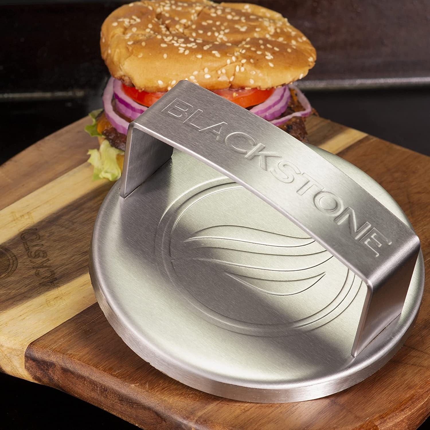 New Upgrade Product 2024 Stainless Steel 304 Round Burger Press Mold Burger Smasher Burger Press Hamburger Patty Maker