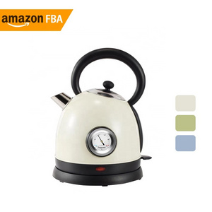 Home And Kitchen 2024 New Retro Kettle 1.8L Stainless Steel 304 Vintage Dome Tea Pots Water Electric Kettle With Temperature