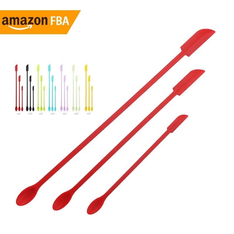 2024 New Products Home and Kitchen Tools Double Headed Scraper Silicone Small Tip Spatula