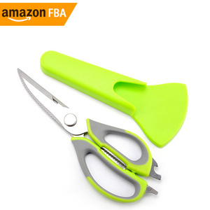 2024 Multifunctional Kitchen Scissors, Heavy Duty Come Apart Stainless Steel Kitchen Shears with Magnetic Holder