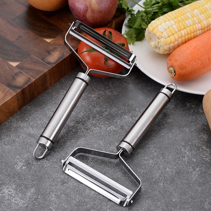 New Product Ideas 2024 Original Straight Blade Stainless Steel Cabbage Vegetable Potato Peeler Metal Fruit Peeler