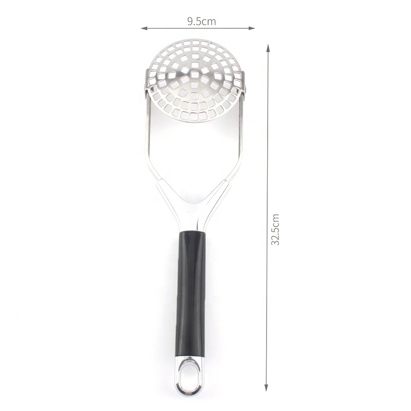 Kitchen Products 2024 Stainless Steel Folding Heavy Duty Food Potato Masher Ricer Smasher