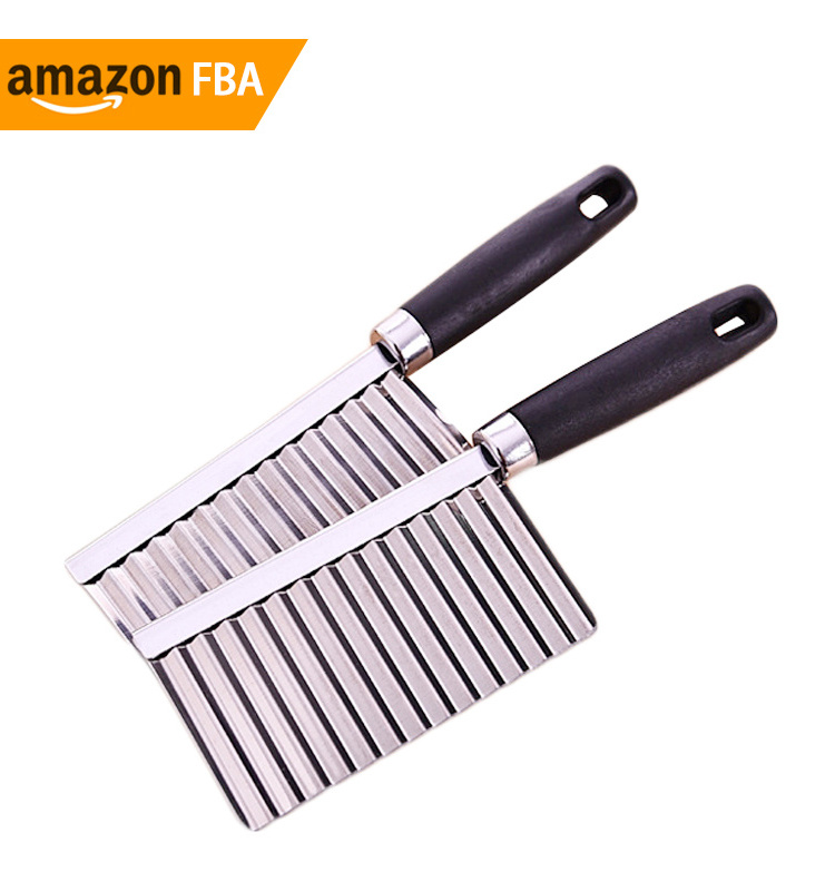 2024 New Arrivals Stainless Steel Wavy Slicer,Crinkle Cutter,Wavy Chopper Cut Knife