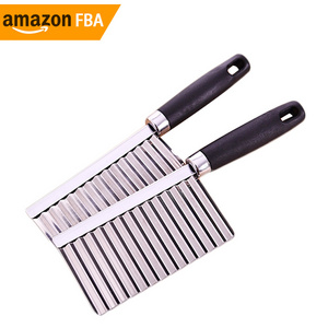 2024 New Arrivals Stainless Steel Wavy Slicer,Crinkle Cutter,Wavy Chopper Cut Knife