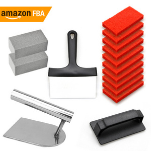 New Product Ideas 2024 Grill Cleaning Kit Griddle Scrubber Scouring Pad Griddle Cleaning Brush