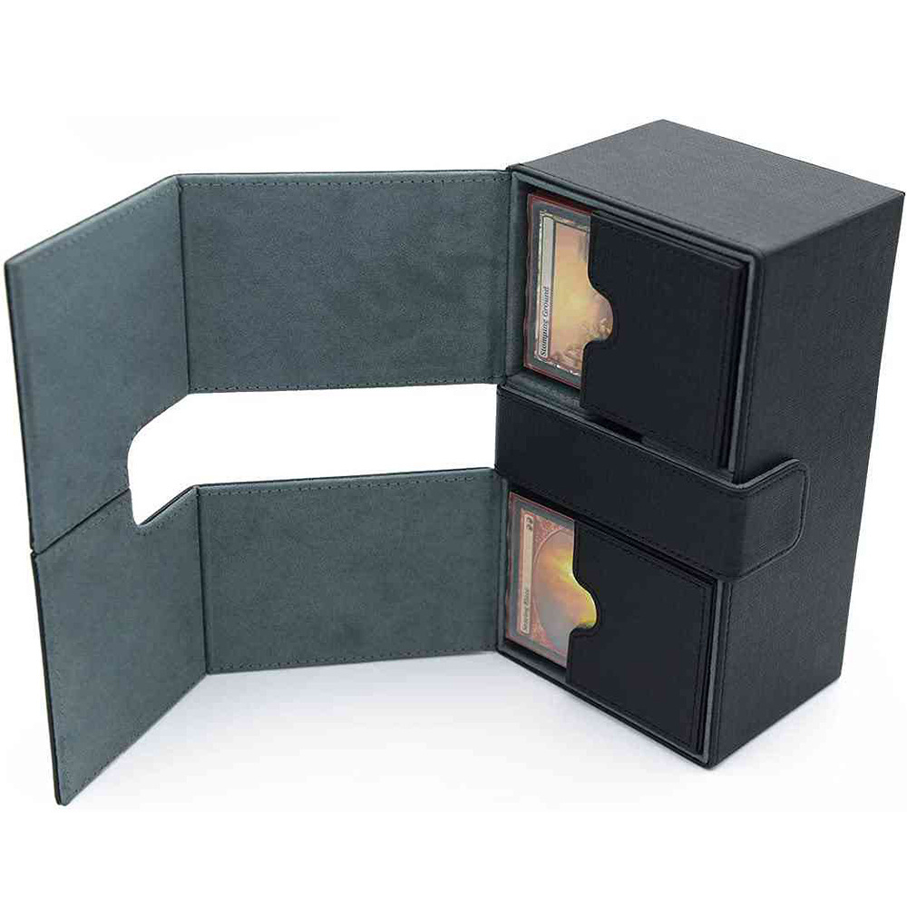 Large Size Collectible Cards Deck Playing Card Box for 100 Plus Cards