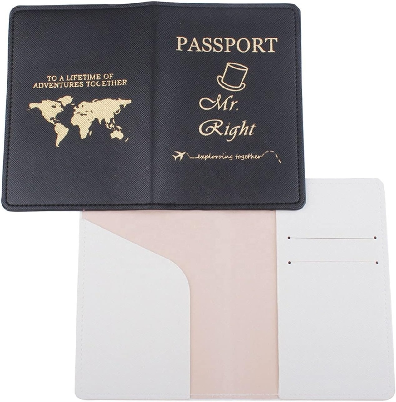 personalized  card and passport travel wallet Mr and Mrs passport wallet leather passport cover and luggage tag