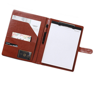 PU Leather Storage Clipboard with Cover for Legal Pad Holder Letter Size A4 Writing Pad for School Business Office Conference