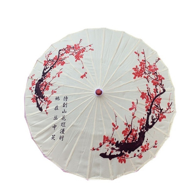 Chinese style craft umbrella Paper Wedding Umbrella White Parasols Handmade Plain Chinese Mini Craft Umbrella For Hanging