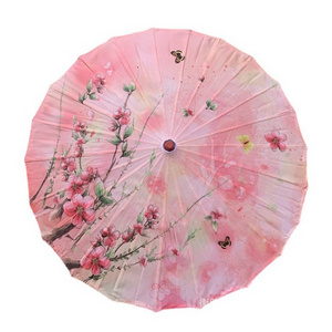 Chinese style craft umbrella Paper Wedding Umbrella White Parasols Handmade Plain Chinese Mini Craft Umbrella For Hanging