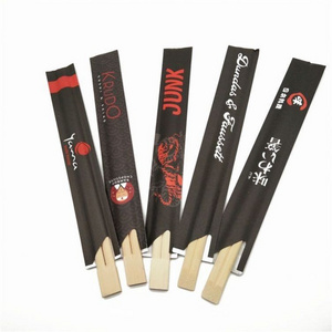 Wholesale Custom Printed Logo Bulk Chop Sticks Disposable Bamboo Chopsticks