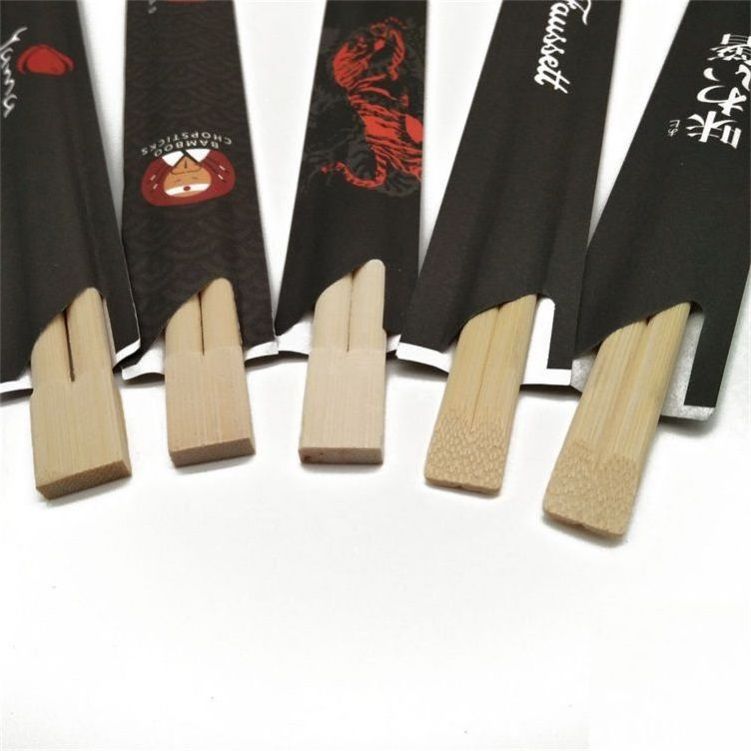 Wholesale Custom Printed Logo Bulk Chop Sticks Disposable Bamboo Chopsticks